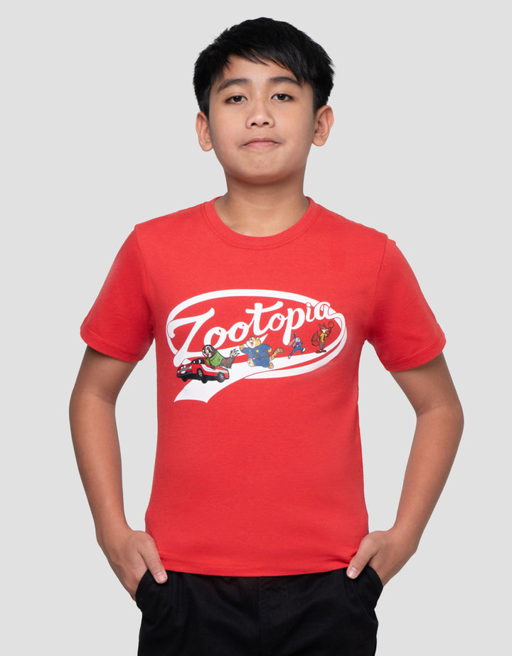 DISNEY ZOOTOPIA TEAMS KAOS ANAK LAKI-LAKI