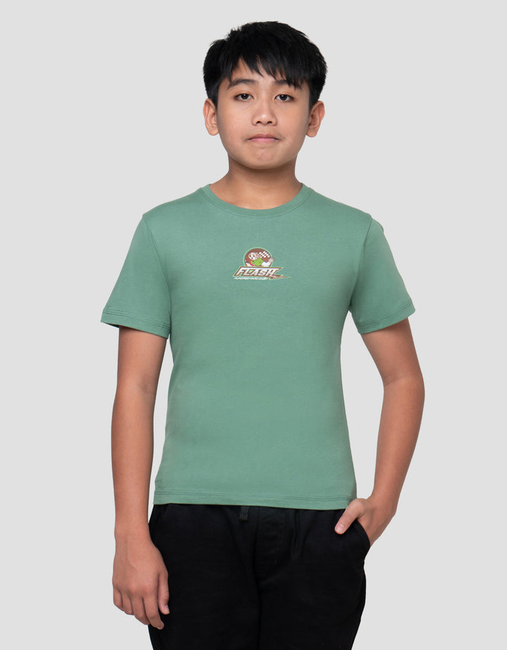 DISNEY ZOOTOPIA FLASH CAR KAOS ANAK LAKI-LAKI