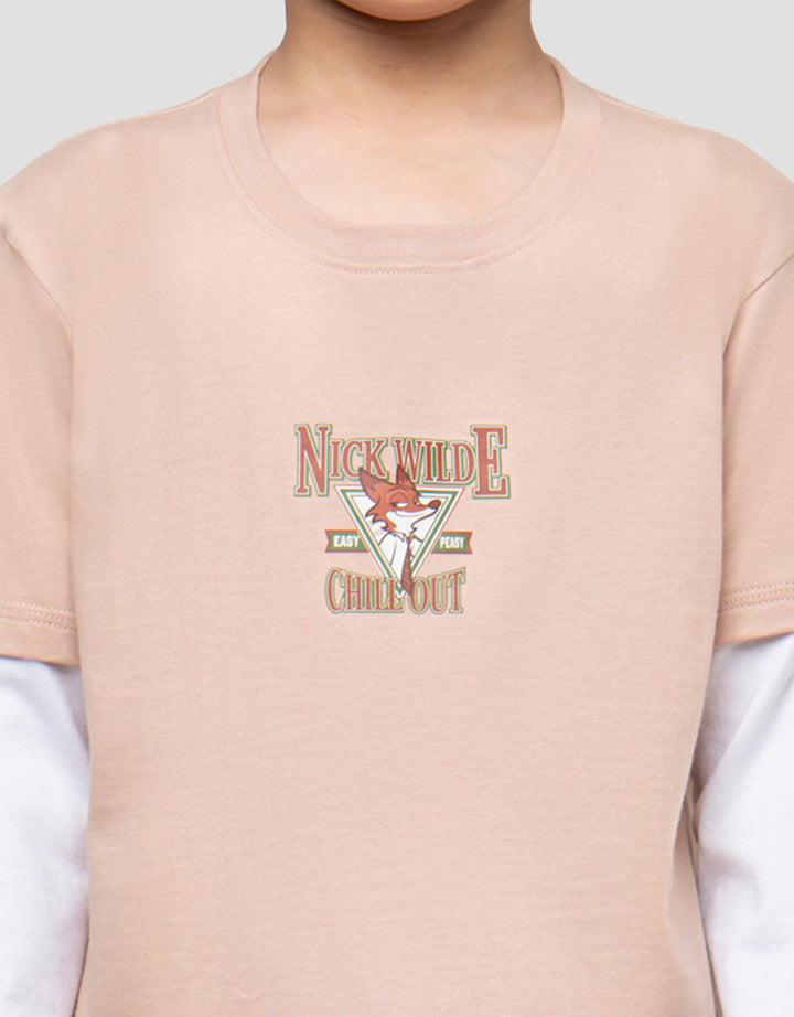 DISNEY ZOOTOPIA SLY FOX KAOS ANAK LAKI-LAKI