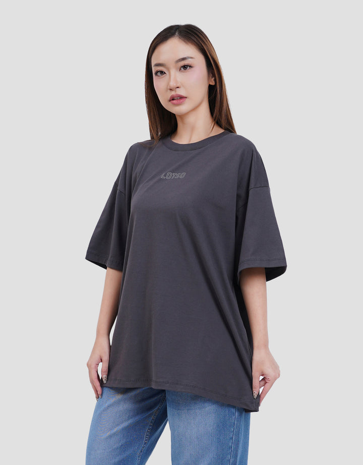 Disney Print Wash Lotso Kaos Oversize Wanita