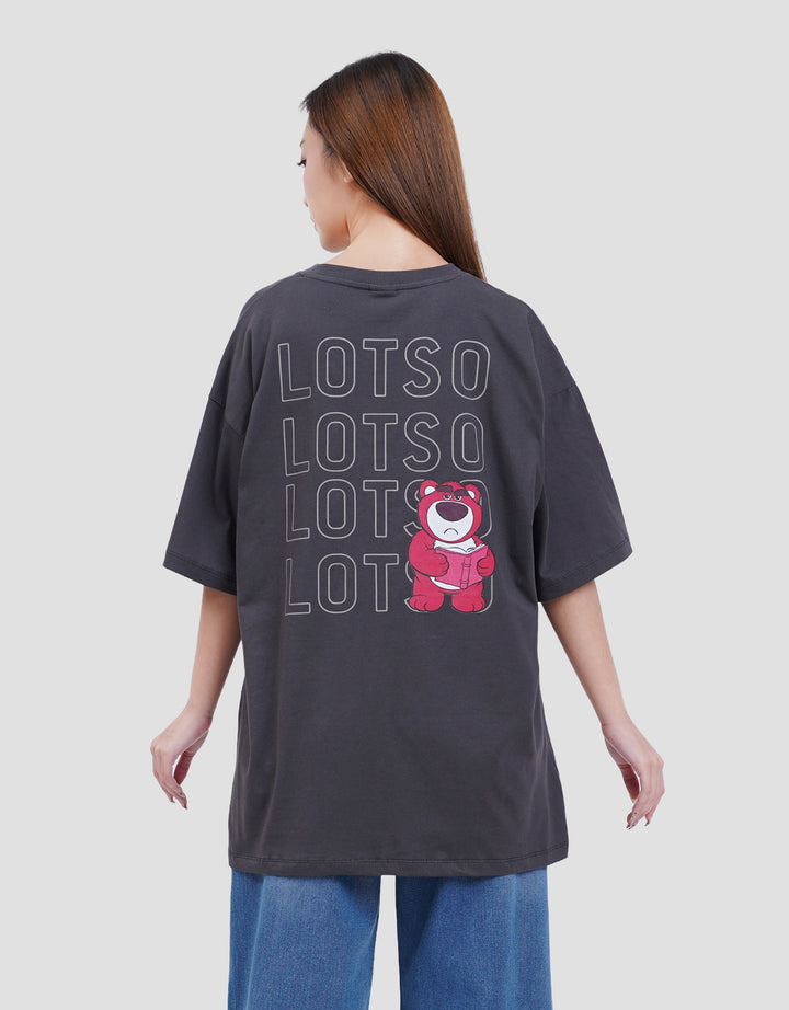 Disney Print Wash Lotso Kaos Oversize Wanita