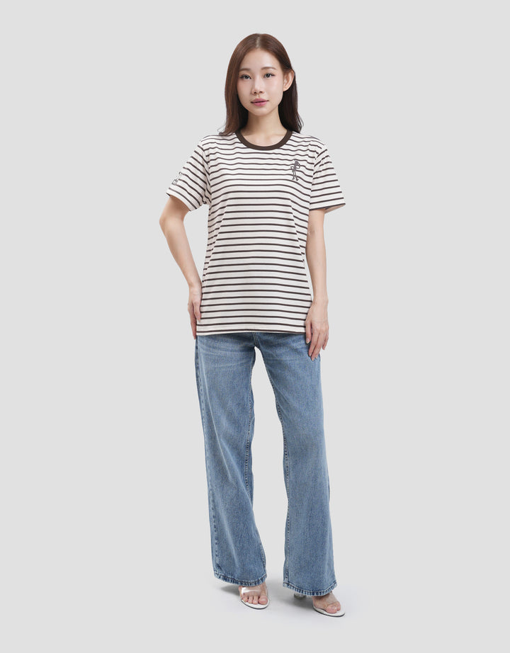 Disney Reg Print Stripe Toy Story Kaos Wanita