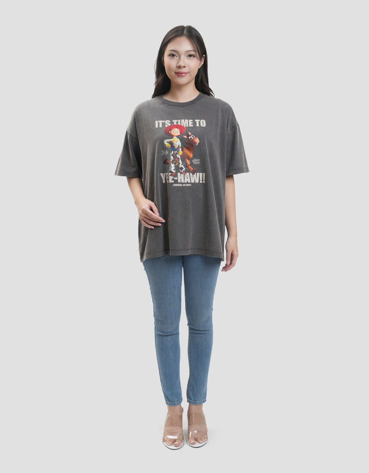Disney Print Wash Toy Story Kaos Oversize Wanita