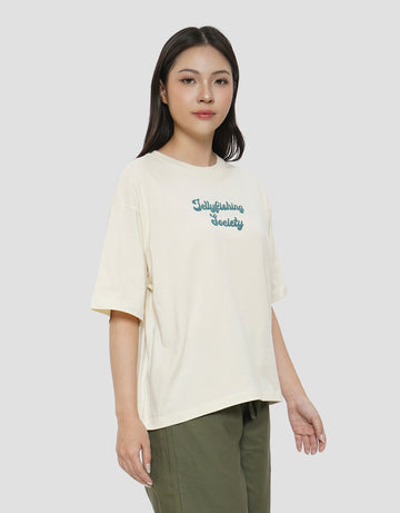 NEVADA SPONGEBOB JELLYFISHING SOCIETY KAOS OVERSIZE WANITA