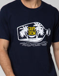 T Zone Short Sleeve T-Shirt Big Size Print Theme Summer Tropical