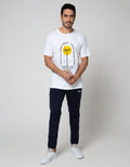 T Zone Short Sleeve T-Shirt Big Size  Print Theme Summer Tropical