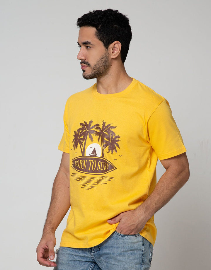 T Zone Short Sleeve T-Shirt Big Size Theme Summer Tropical