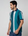Cole Short Sleeve Polo Shirt Vertical Small Block