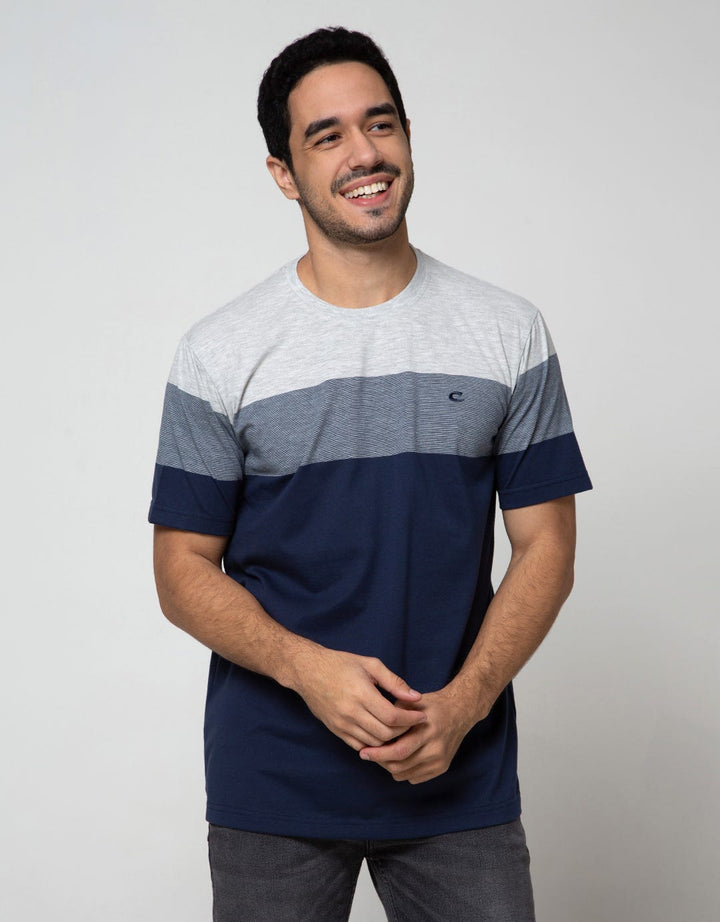 Cole Short Sleeve T-Shirt Stripe Eng Blok Sum