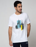 Cole Short Sleeve T-Shirt Print Nat Tree 2 Tone