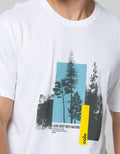 Cole Short Sleeve T-Shirt Print Nat Tree 2 Tone