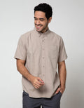 Cole Short Sleeve Shirt Cotton Slub 2 Pocket