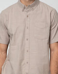 Cole Short Sleeve Shirt Cotton Slub 2 Pocket