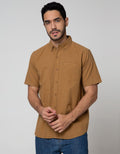 Cole Short Sleeve Shirt Cotton Slub 2 Pocket