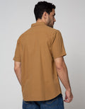 Cole Short Sleeve Shirt Cotton Slub 2 Pocket