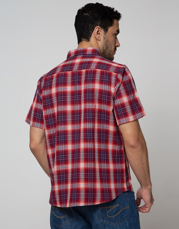 Cole Short Sleeve Shirt Oxford Med Check
