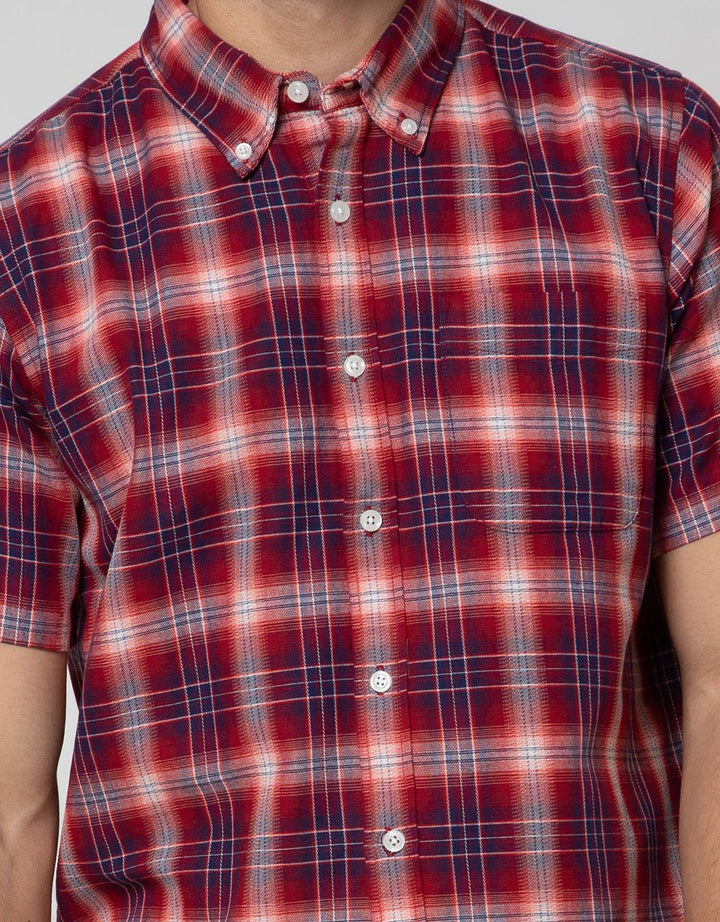 Cole Short Sleeve Shirt Oxford Med Check