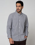 Cole Long Sleeve Oxford Shirt Small Cheack 2 Pocket
