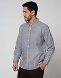 Cole Long Sleeve Oxford Shirt Small Cheack 2 Pocket
