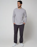 Cole Sweatshirt Henley Waffle