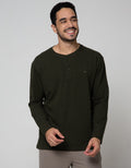 Cole Sweatshirt Henley Waffle