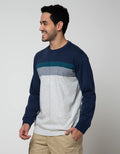Cole Interlock Chest Stripe Sweatshirt