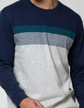 Cole Interlock Chest Stripe Sweatshirt
