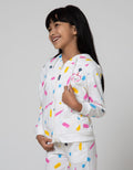 Little M Jacket Full Print Grafitti