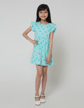 Little M Unicorn Tone On Midi Dress for Girls