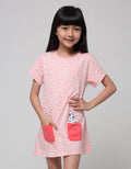 Little M Color Heart Midi Dress Anak