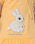 Little M Hoodie Ruffle Midi Dress Anak Perempuan