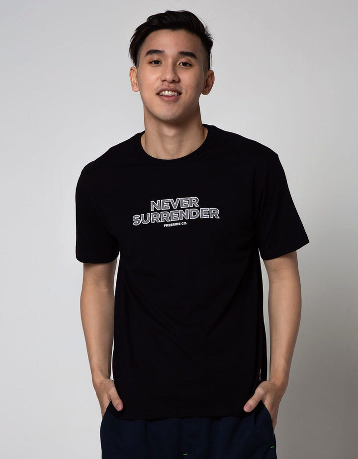 Freeride Never Surrender Printed Men's T-Shirt