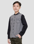 Cardinal Kids Boy Two Tone Color Kemeja Koko Anak Laki-Laki