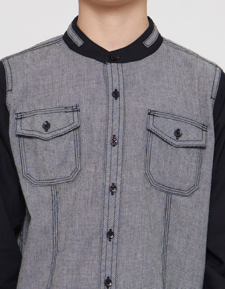 Cardinal Kids Boy Two Tone Color Kemeja Koko Anak Laki-Laki