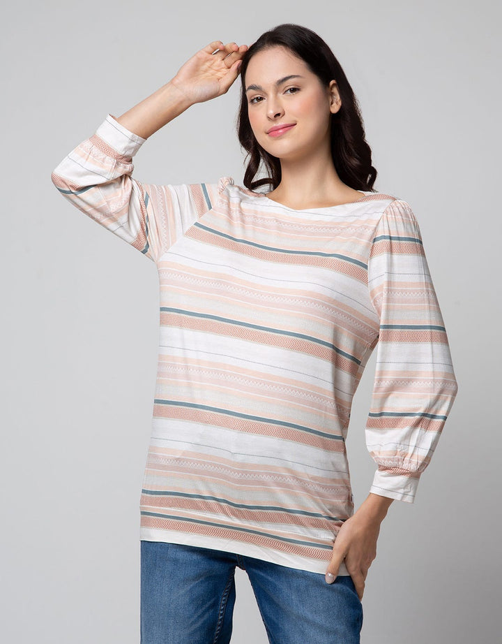 Expand Necla Kaos Print Wanita