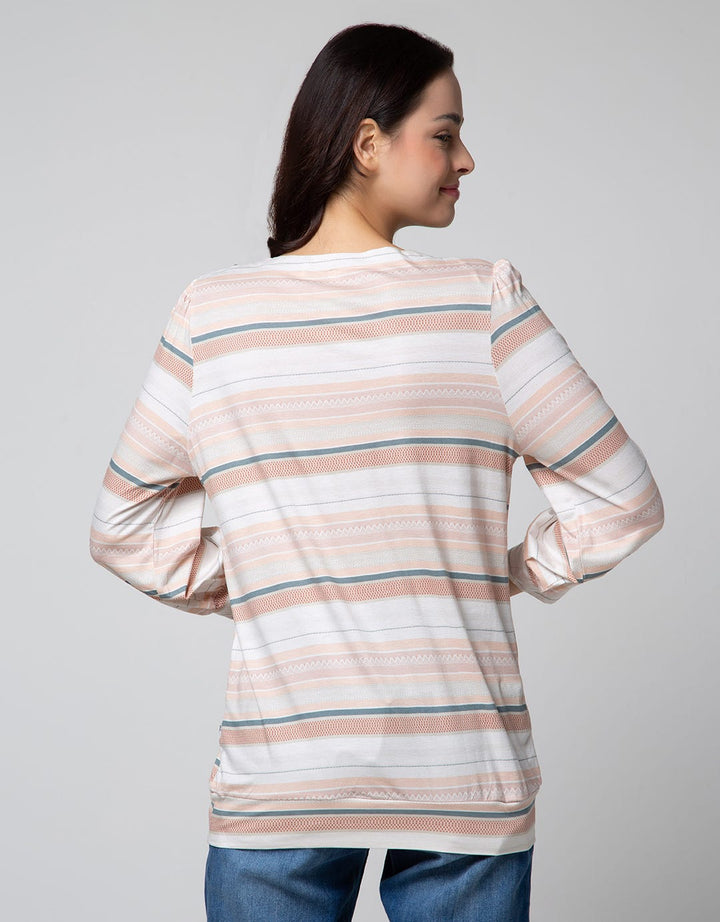 Expand Necla Kaos Print Wanita
