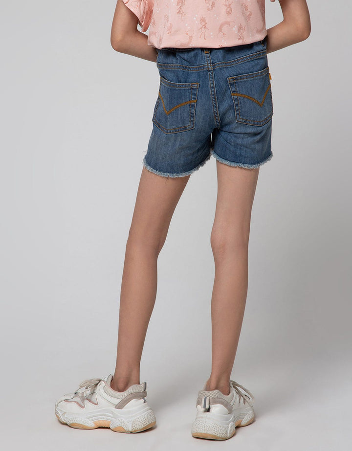 Exit Girls Kasha Celana Jeans Pendek Anak Perempuan