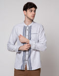 Watchout Jeans Embro Side Baju Koko Pria