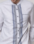 Watchout Jeans Embro Side Baju Koko Pria