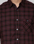 Watchout Casual Full Plaid Kemeja Pria