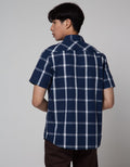 Watchout Casual Full Plaid Kemeja Pria