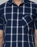 Watchout Casual Full Plaid Kemeja Pria