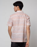 Watchout! Casual Short Sleeve Shirts Stripe