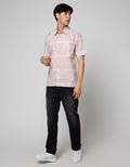 Watchout! Casual Short Sleeve Shirts Stripe