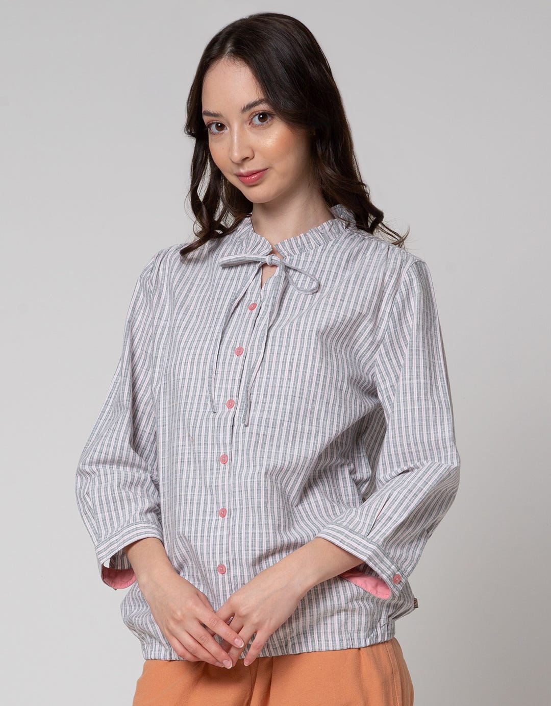 Triset Ladies Pita Garis Blouse