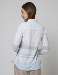 Triset Blouse Strippy Blouse Wanita