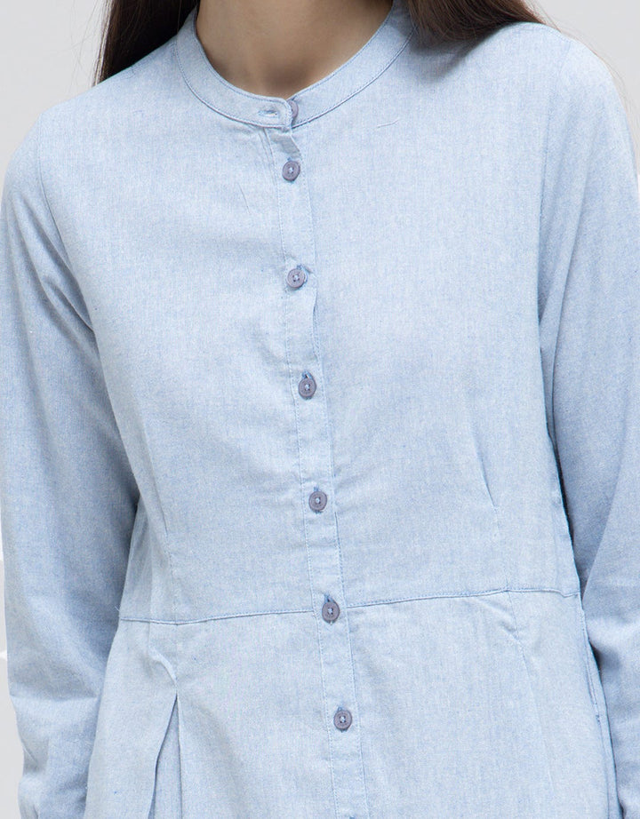Triset Casual Plain Midi Dress Women