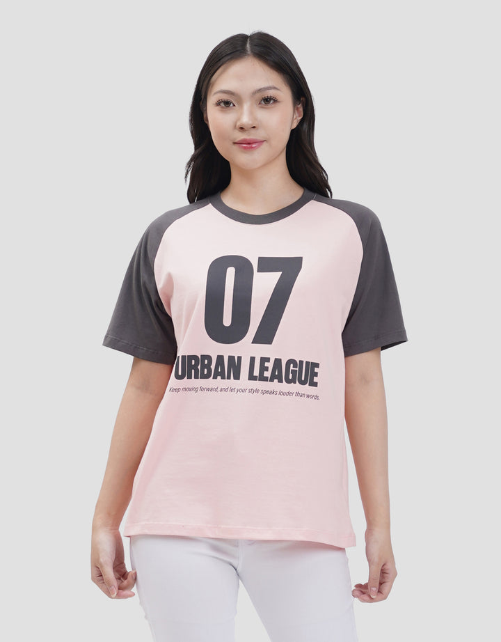 Nevada Raglan Urban League Kaos Wanita