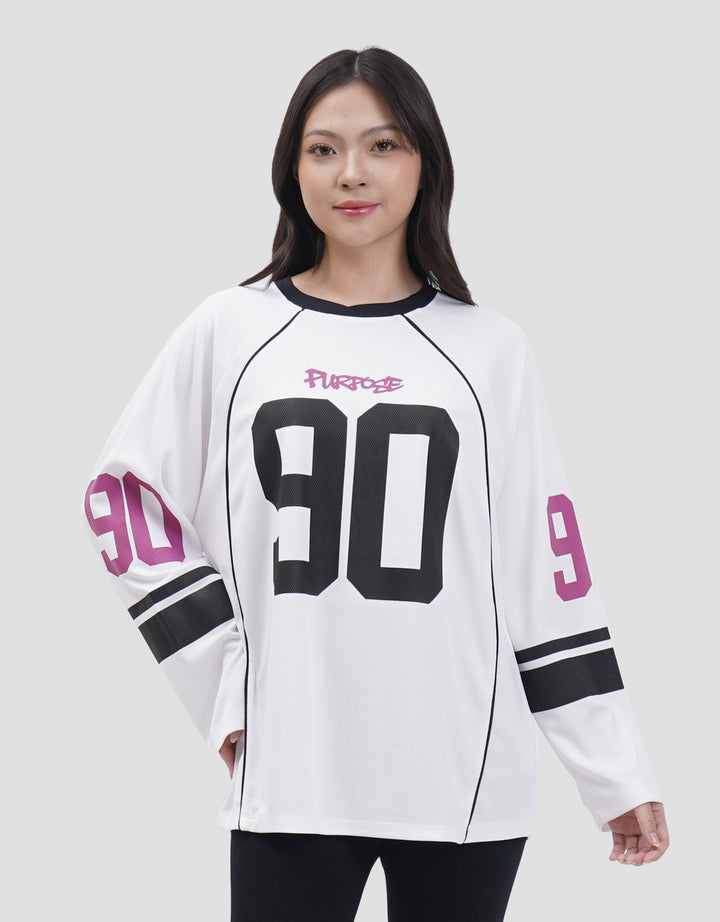 Nevada Oversize Polymesh Purpose Kaos Wanita