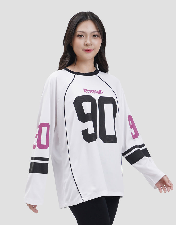 Nevada Oversize Polymesh Purpose Kaos Wanita